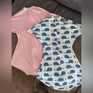 Sleeping Baby Zippadee-zip Transition Swaddles - 2 pc